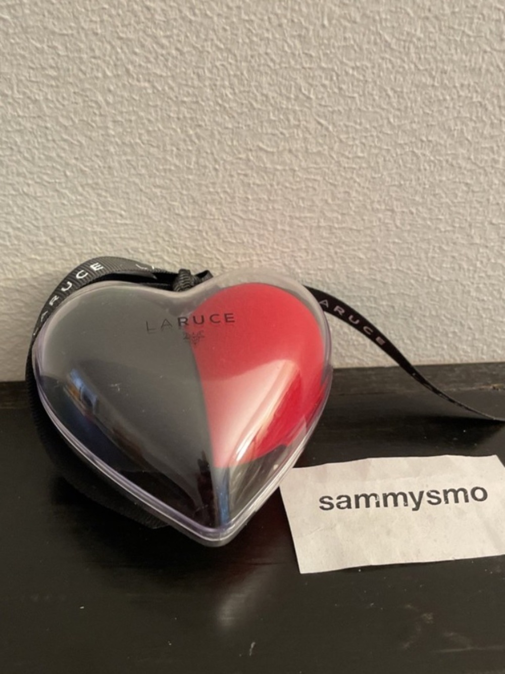 LARUCE BEAUTY Duo Sponge Set With Heart Case